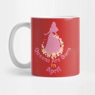 Queens Birthday in April Vintage  Essential Birthday Gift T-Shirt Mug